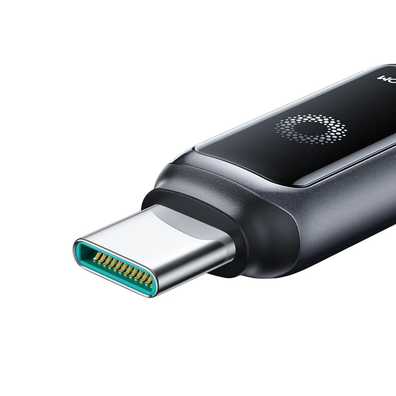 USB-A to USB-C Data and Charging Cable Joyroom S-A55 StarFlight Display, 66W, 1.2m, Black