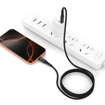 USB-C Data and Charging Cable - USB-C Tech-Protect UB11T Ultraboost, 240W, 2m, Black