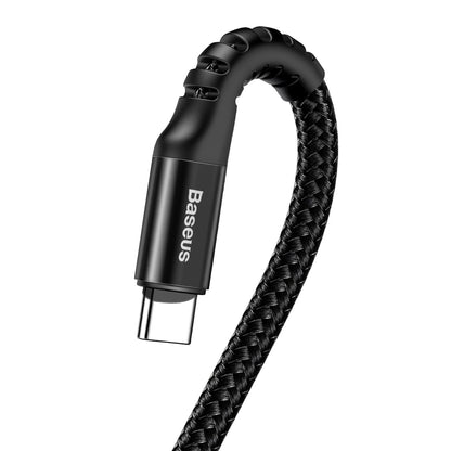 Data and Charging Cable USB-A - USB-C Baseus Fish Eye Spring, 18W, 1m, Black CATSR-01 CATSR-01 