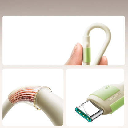 USB-A to USB-C Data and Charging Cable Joyroom S-A53, 30W, 2m, Beige