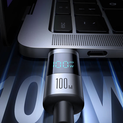USB-C Data and Charging Cable - USB-C Joyroom S-A16 Pro Prism Display, 100W, 1.2m, Black