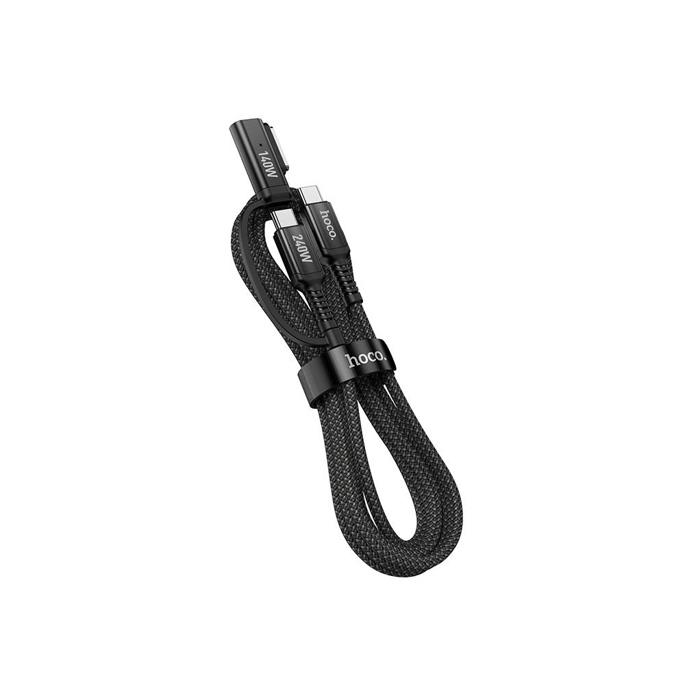 HOCO U142 Charging Cable, USB-C to USB-C / MagSafe 3, 240W, 1.8m, Black