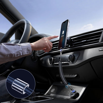 USB-A - Lightning Joyroom S-A43 Crystal Data and Charging Cable, 18W, 1.5m, Black