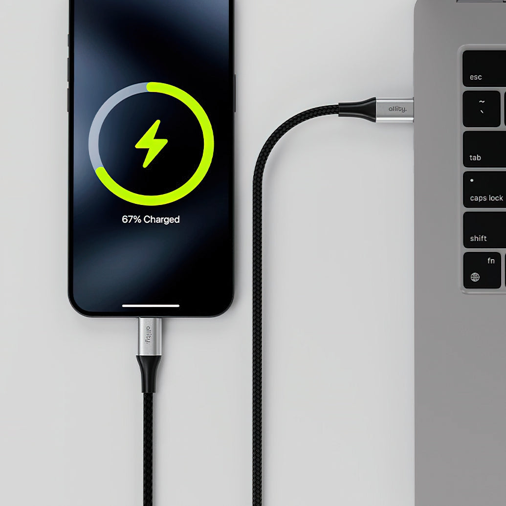 USB-C Data and Charging Cable - USB-C Allity. AUC-01, 100W, 1m, Black