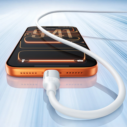 USB-A to USB-C Data and Charging Cable Joyroom S-A62 Lively, 18W, 1.2m, White