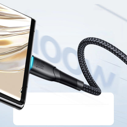 USB-A to USB-C Data and Charging Cable Joyroom S-A32, 100W, 1m, Black