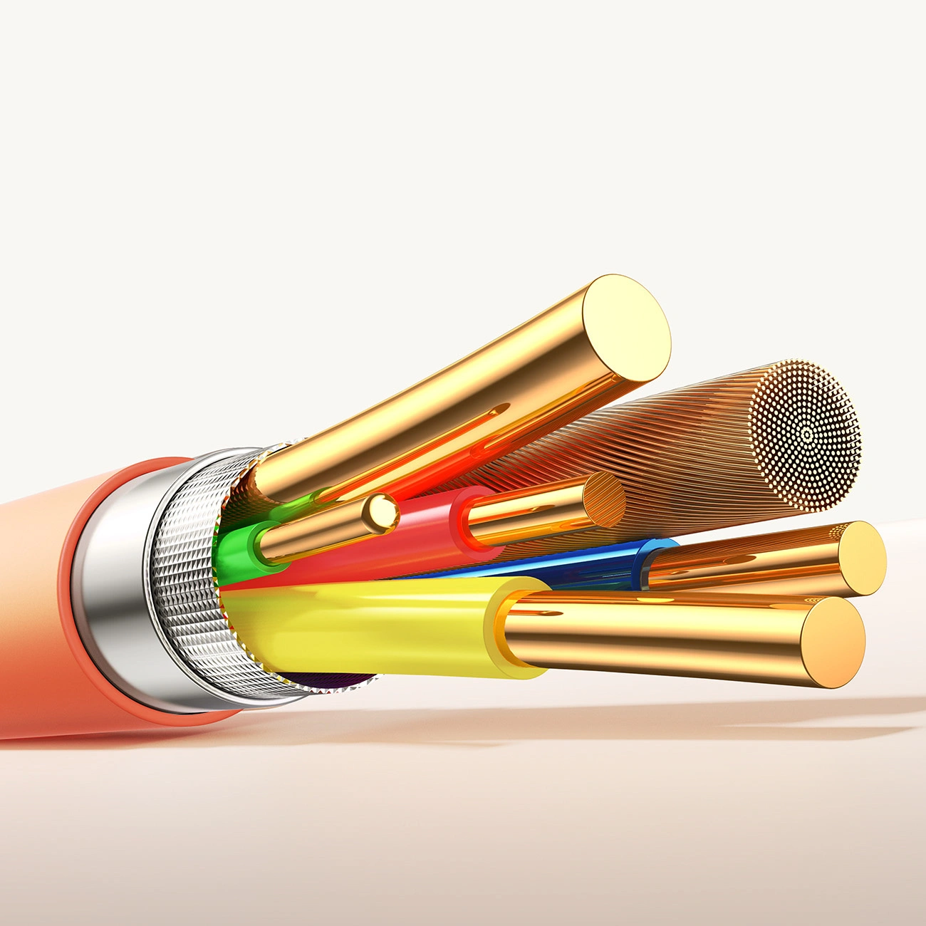 USB-C Data and Charging Cable - USB-C Joyroom S-A59 Vibrant, 60W, 1.2m, Orange