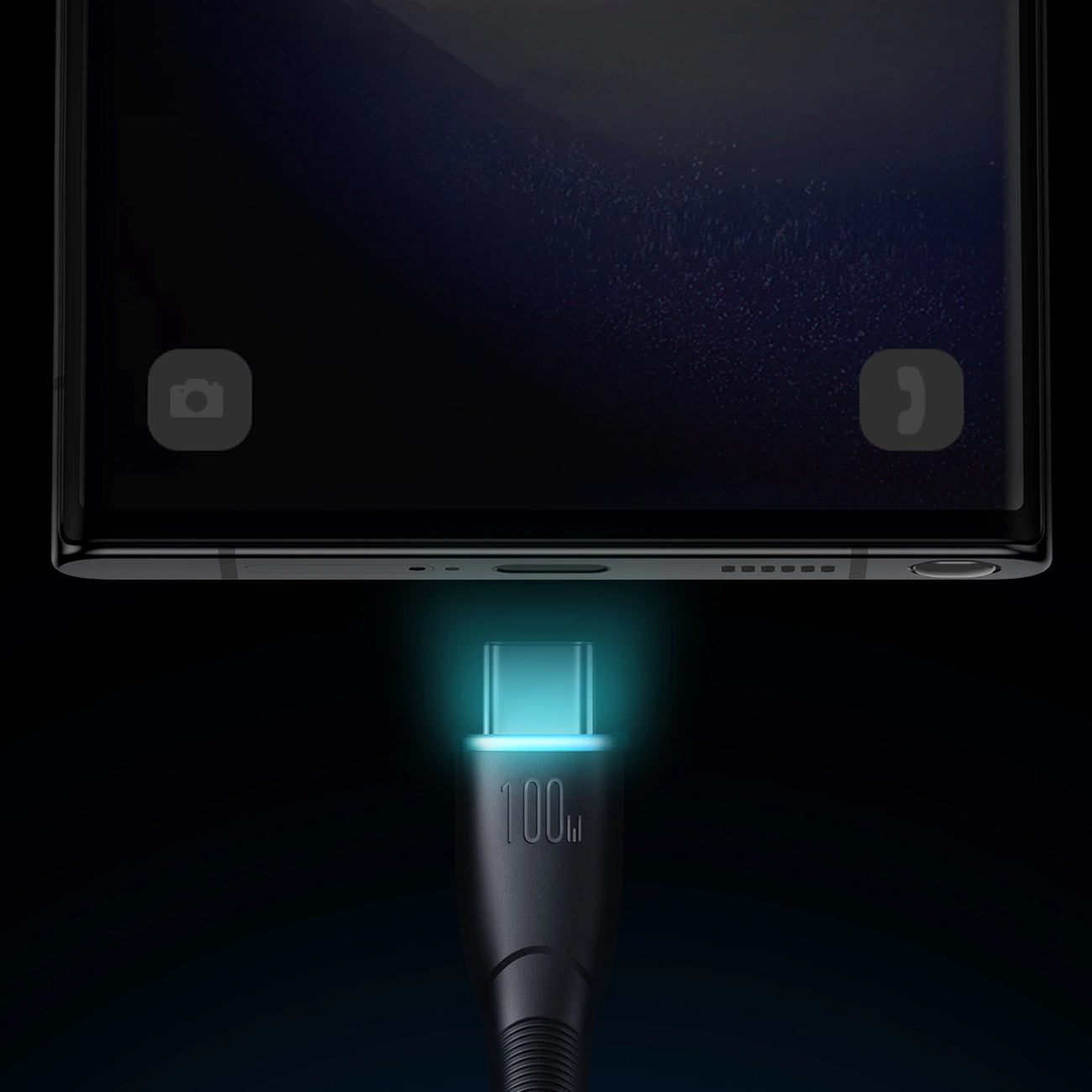 USB-A to USB-C Data and Charging Cable Joyroom S-A32, 100W, 1m, Black