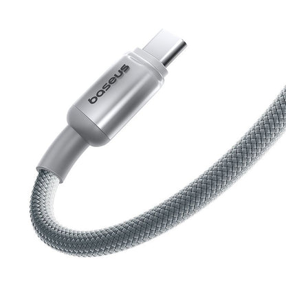USB-A to USB-C Data and Charging Cable Baseus Discolor, 100W, 1m, Silver E0420802