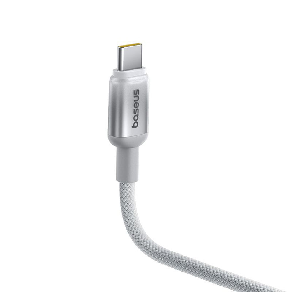 USB-A to USB-C Data and Charging Cable Baseus Discolor, 100W, 1m, Silver E0420802