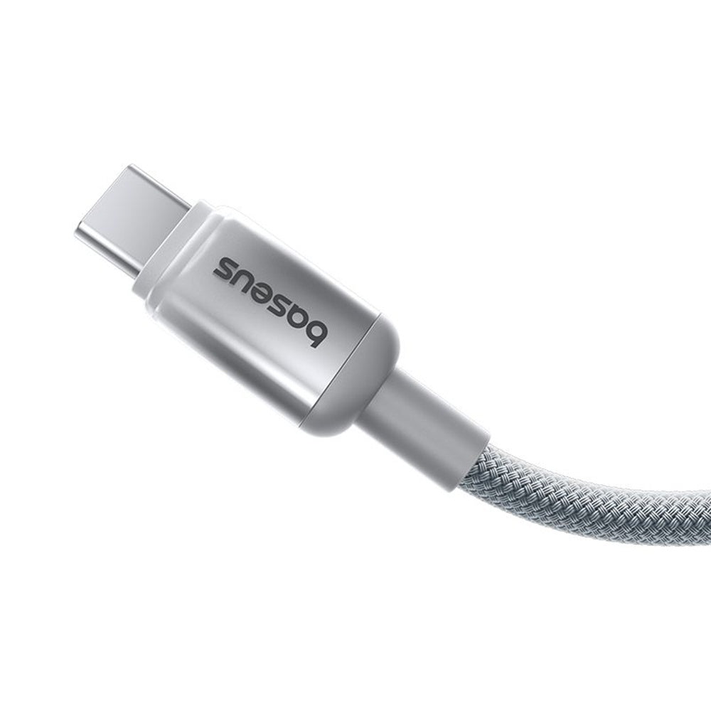 USB-A to USB-C Data and Charging Cable Baseus Discolor, 100W, 2m, Silver E0420803