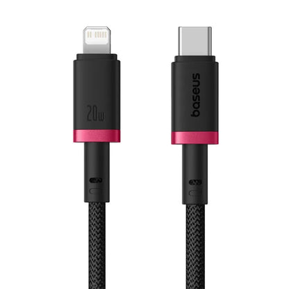 USB-C to Lightning Data and Charging Cable Baseus Dura Series, 20W, 2m, Red Black P10377800U01-03