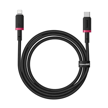 USB-C to Lightning Data and Charging Cable Baseus Dura Series, 20W, 2m, Red Black P10377800U01-03