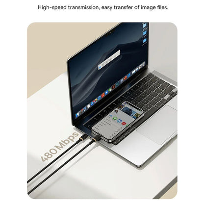 USB-C to Lightning Data and Charging Cable Baseus Dura Series, 20W, 2m, Red Black P10377800U01-03