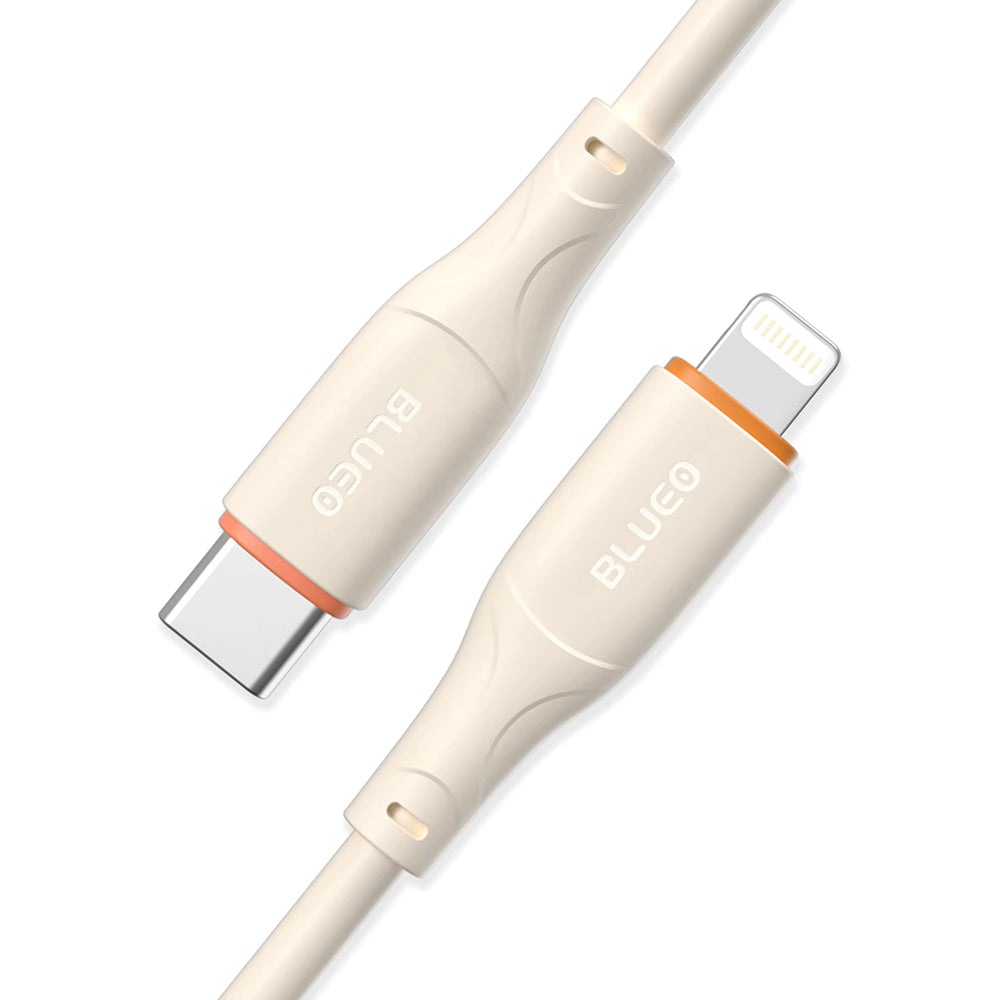 USB-C to Lightning Data and Charging Cable - Blueo Ape Legend, 20W, 1.5m, Orange