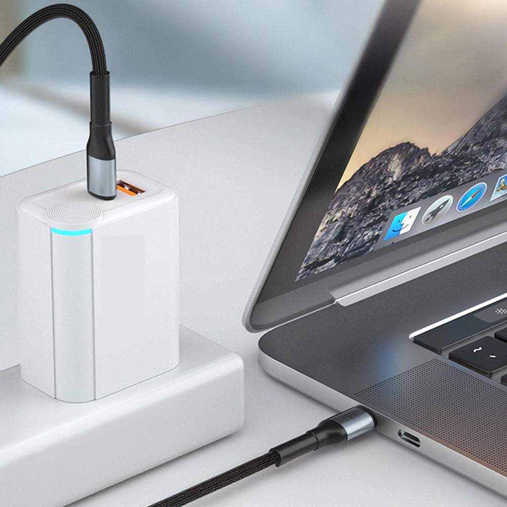 USB-C Data and Charging Cable - USB-C 3MK Hyper N, 100W, 2m, Black