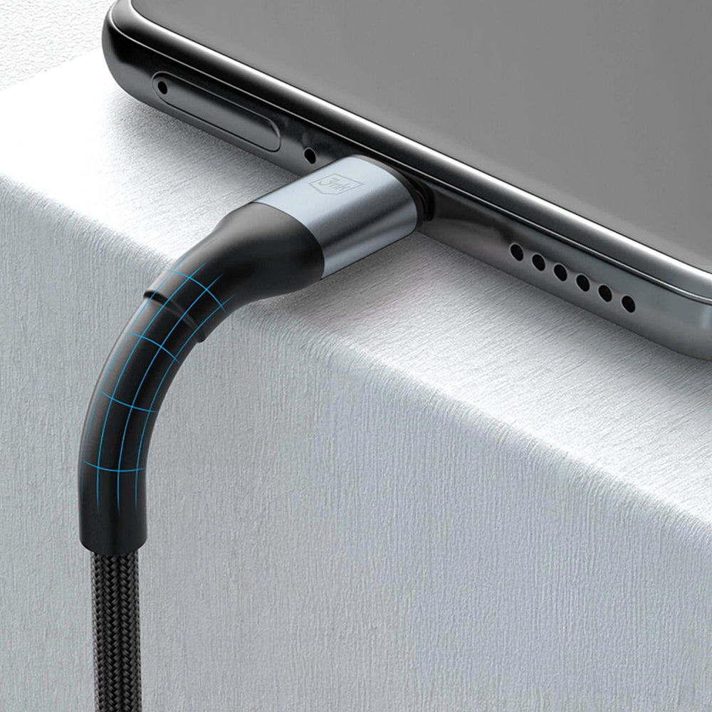 USB-C Data and Charging Cable - USB-C 3MK Hyper N, 60W, 2m, Black