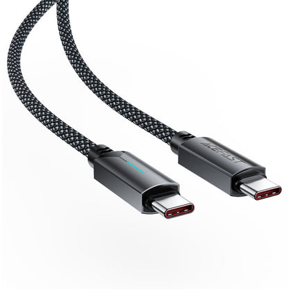 USB-C Data and Charging Cable - USB-C Acefast C19-03, 60W, 1.2m, Black