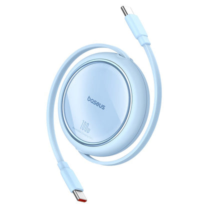 USB-C Data and Charging Cable - USB-C Baseus Free2Draw Mini Retractable, 100W, 1m, Blue P10364500311-00