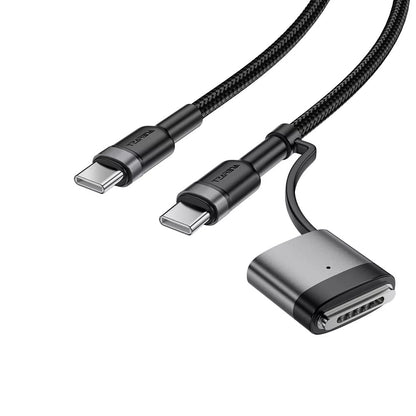 Acefast Charging Cable, USB-C to USB-C / MagSafe 3, 240W, 1.2m, Black