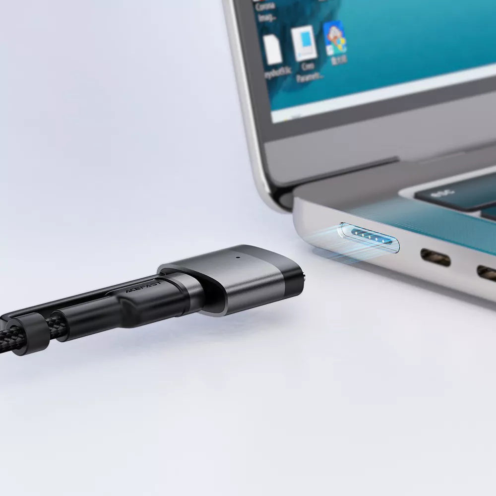 Acefast Charging Cable, USB-C to USB-C / MagSafe 3, 240W, 1.2m, Black