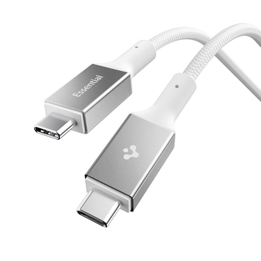 USB-C Data and Charging Cable - USB-C Spigen EB10015CC, 100W, 1.5m, White ACA10420