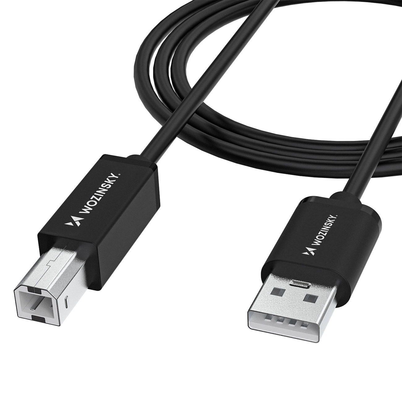 WZK WKDDY3S Printer Cable, USB-A - USB-B, 2m, Black
