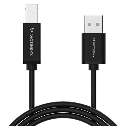 WZK WKDDY3S Printer Cable, USB-A - USB-B, 2m, Black