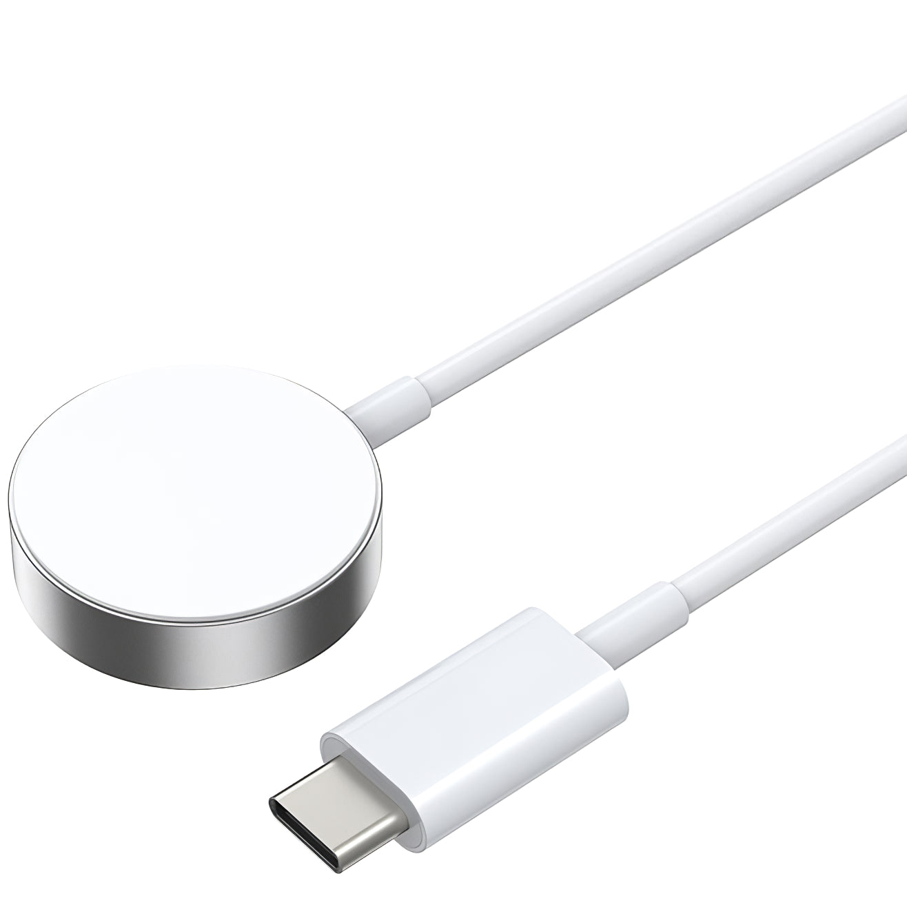 BWOO WL-18 Wireless Charger for Apple Watch Series, USB-C, White