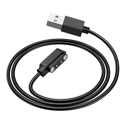 Charging Cable for HOCO Y25 Smartwatch, USB-A, Black
