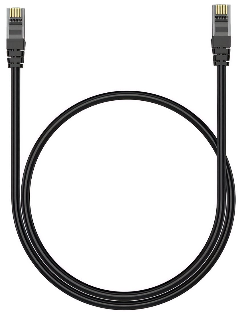 XO Design GB007 Network Cable, UTP, Cat6, 1m, Black