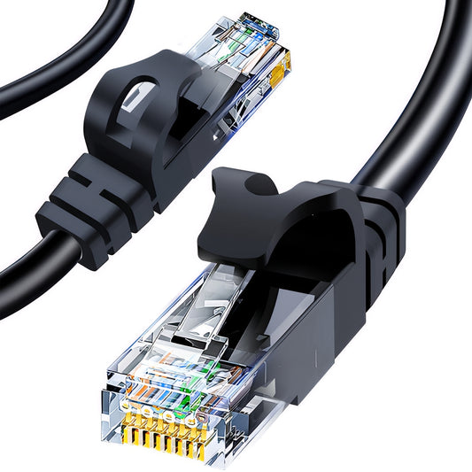 XO Design GB007 Network Cable, UTP, Cat6, 1m, Black