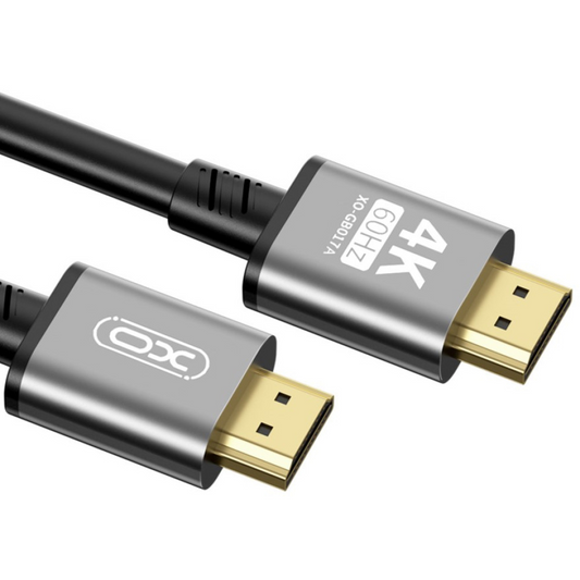 XO Design GB017B Video Cable, HDMI - HDMI, 4K, 5m, Black