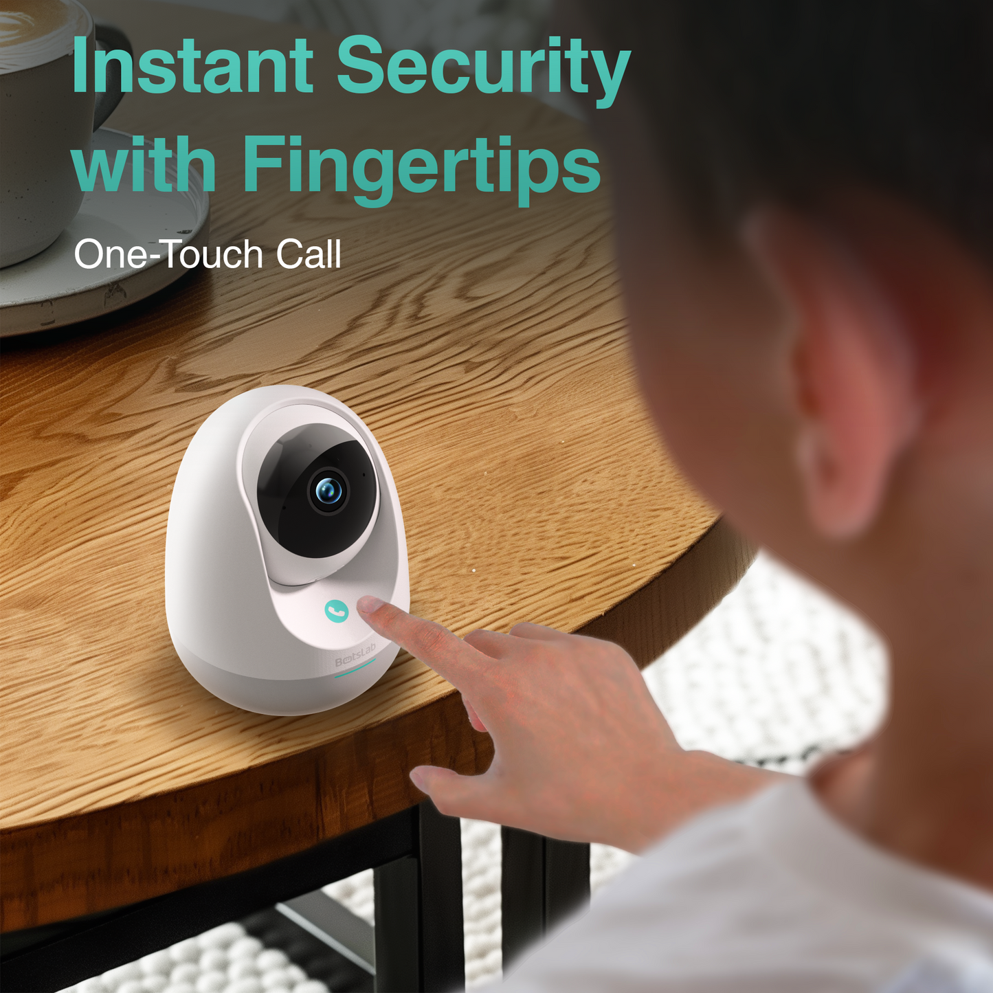 Surveillance Camera Botslab 2E Pro C213, Wi-Fi, 2K, 2K, Indoor 