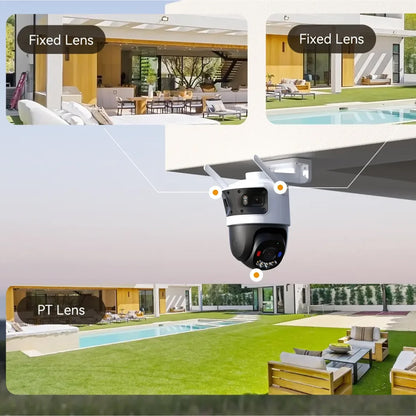 Imou Cruiser Triple Surveillance Camera, Wi-Fi, 3K + 2K, IP65, Outdoor IPC-S7UP-11M0WED