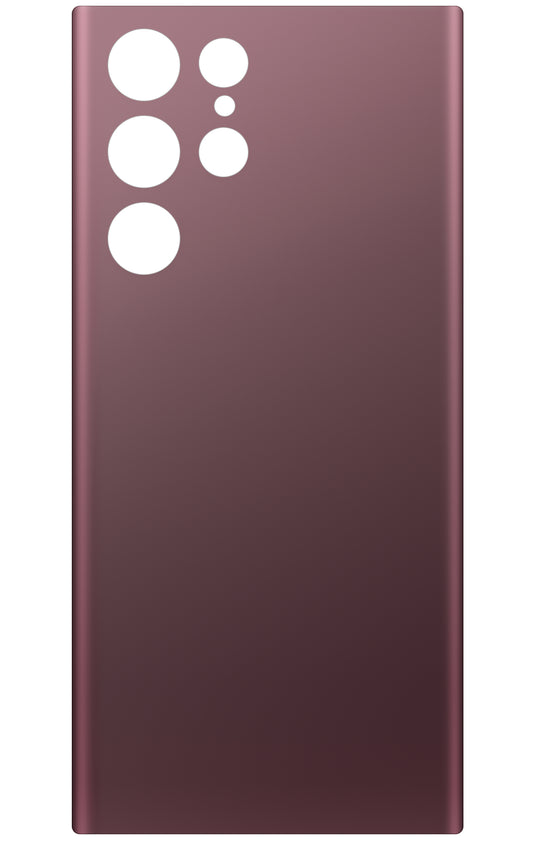 Battery Cover compatible with Samsung Galaxy S22 Ultra 5G S908, Burgundy