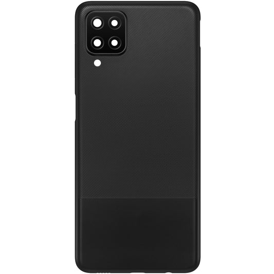 Battery Cover compatible with Samsung Galaxy A12 Nacho A127 / A12 A125, Black