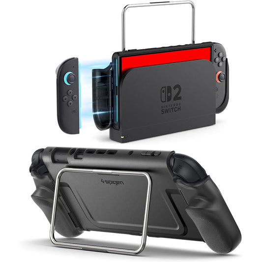 Spigen Dual Grip Pro Protective Case for Nintendo Switch 2, Black ACS10196