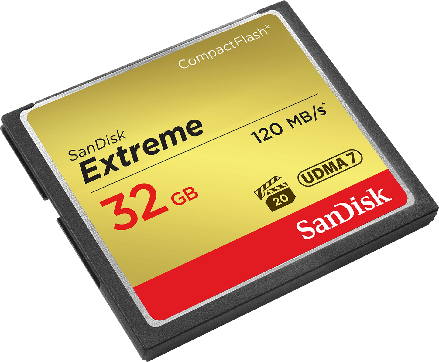 SanDisk Extreme CompactFlash Memory Card, 32Gb, UDMA 7 SDCFXSB-032G-G46