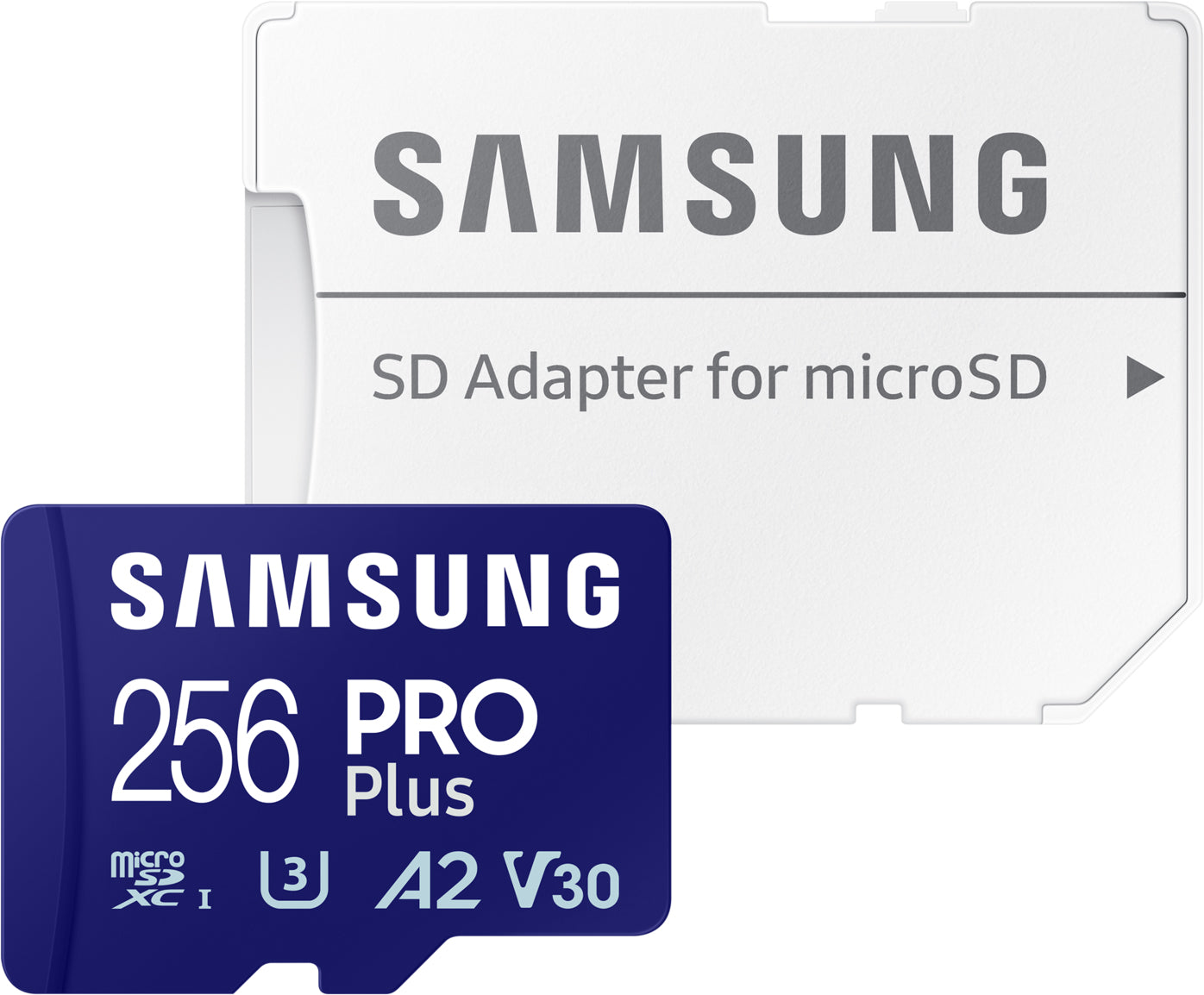 Samsung PRO Plus microSDXC Memory Card, 256Gb, Class 10 / UHS-1 U3, With Adapter MB-MD256SA/EU