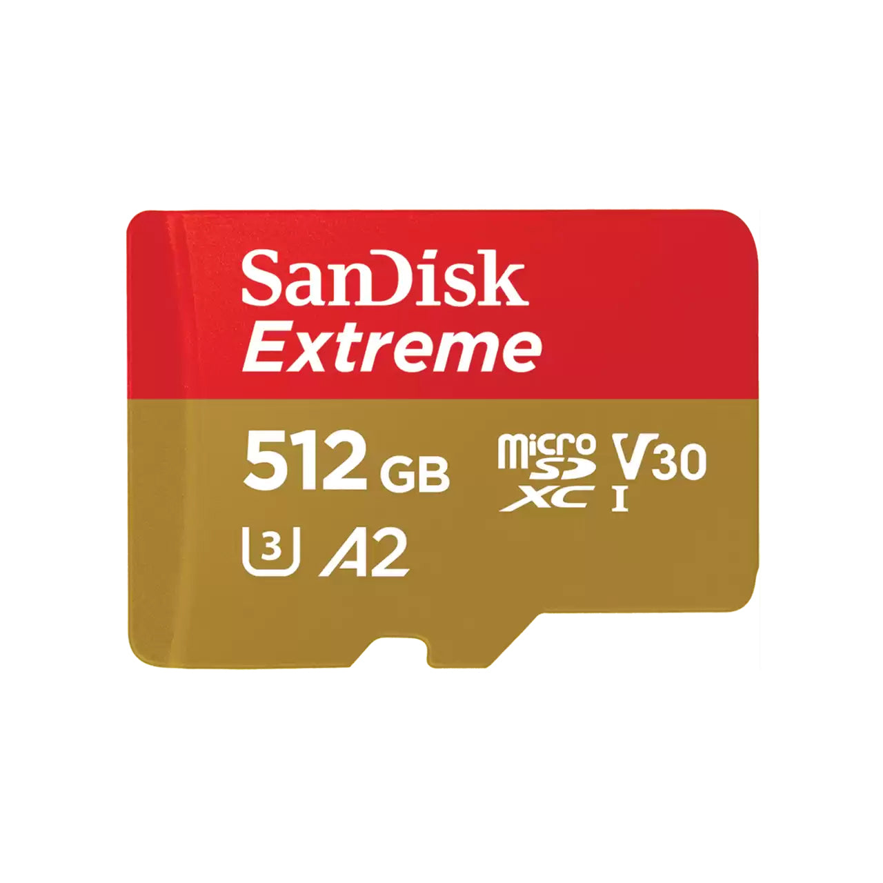 SanDisk Extreme microSDXC Memory Card, 512Gb, Class 10 / UHS-1 U3 SDSQXAV-512G-GN6MN