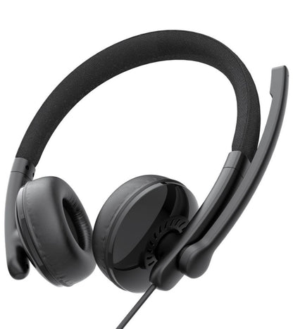 USB-C / USB-A Call Center Headset EMEET GeniusCall HS50, Black