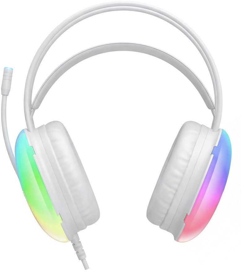 Gaming Headphones 3.5mm XO Design GE11, RGB, White