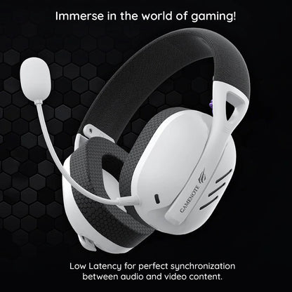 Wireless Gaming Headphones HAVIT Fuxi-H3, BT / Wi-Fi / Wired, Gray