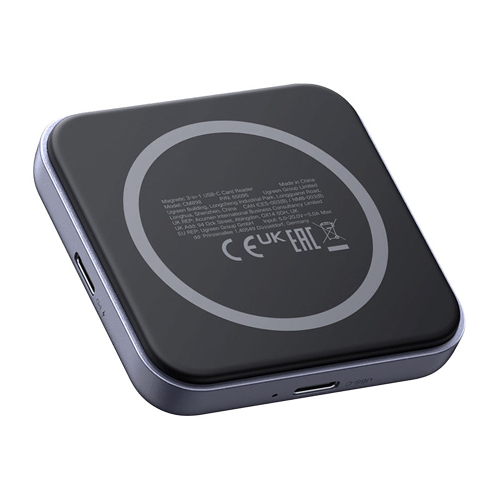 UGREEN CM898 USB-C Card Reader (65095), SD - microSD, Gray
