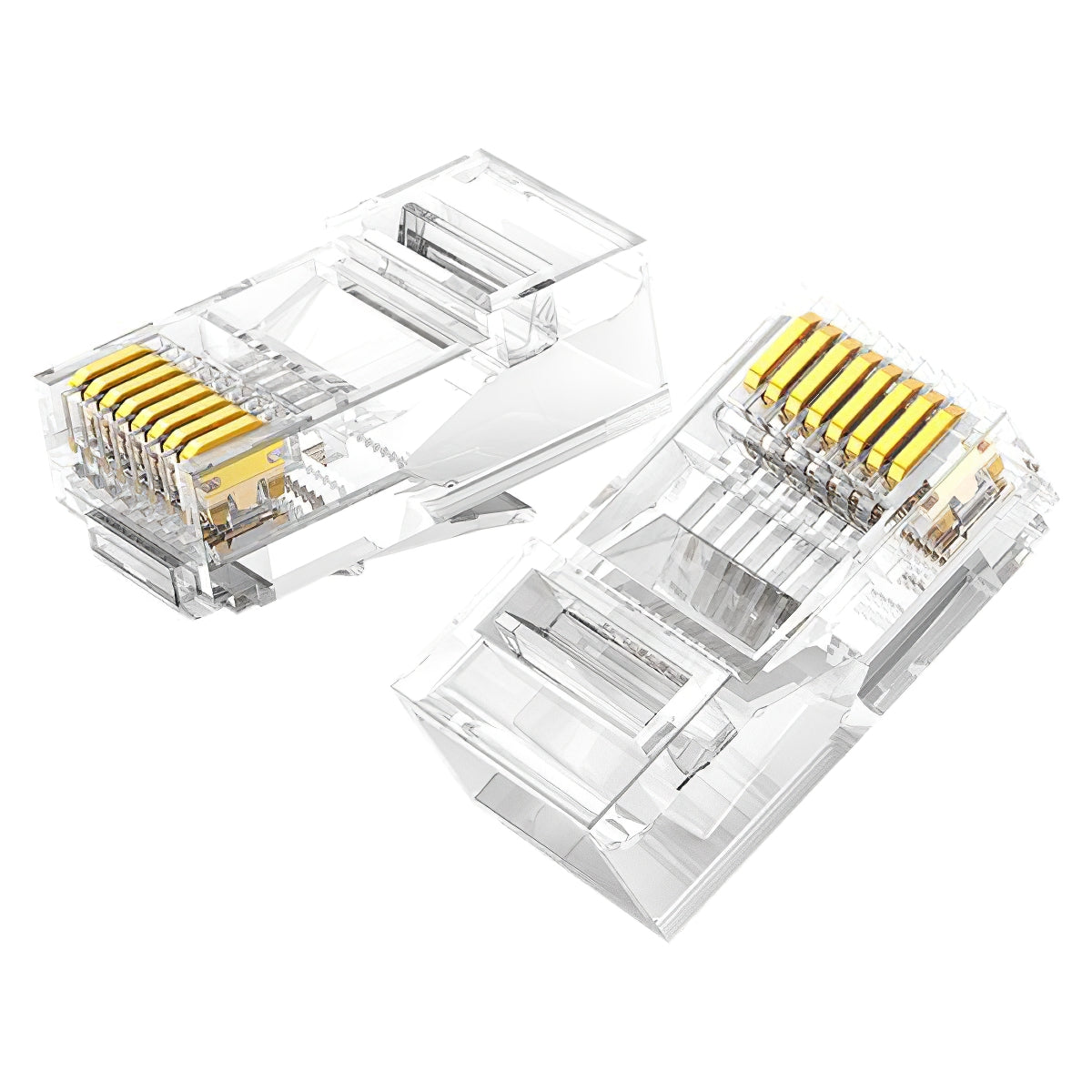 Network Connector UGREEN NW120, RJ45, Cat6, Set 100 pieces 