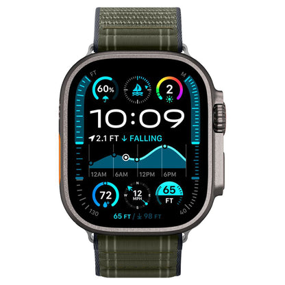 Spigen WBF0 Strap for Apple Watch 49mm / 46mm / 45mm / 44mm Series, Green