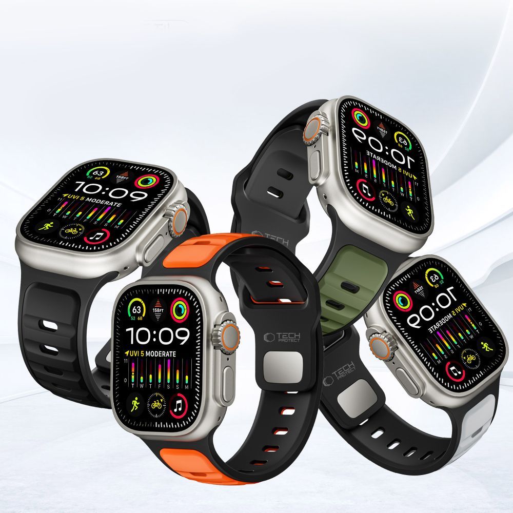 Tech-Protect Iconband Line Strap for Apple Watch 49mm / 46mm / 45mm / 44mm Series, Green