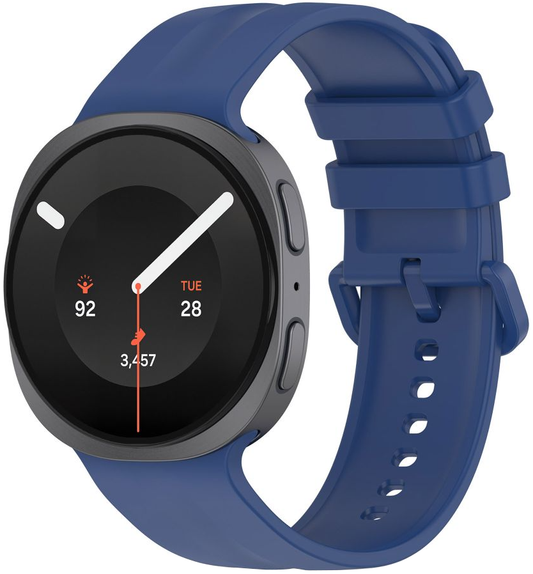 Tech-Protect Silicone Evo Strap for Samsung Galaxy Watch9 / Watch8 / Watch8 Classic Series, Navy Blue