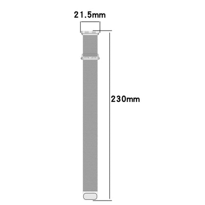 Techsuit W009 Strap for Honor Band 9, Silver